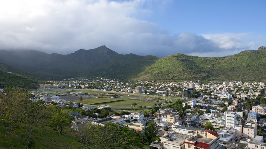 La pista di cavalli «Champ de Mars» a Port Louis