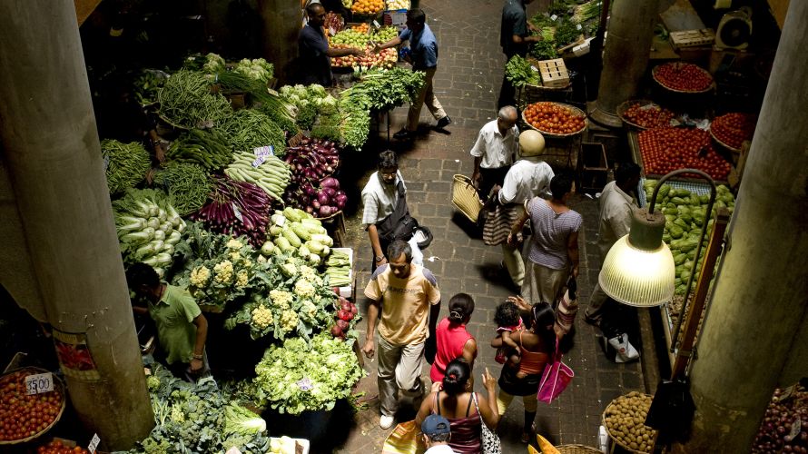 Il mercato a Port Louis